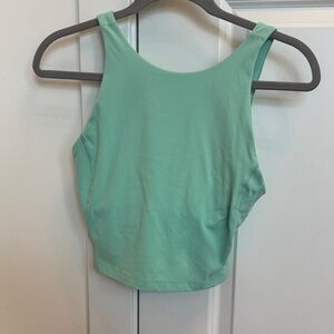 Mint Green Sleeveless Women's Top